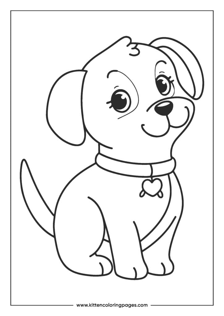 puppy dog coloring pages 17