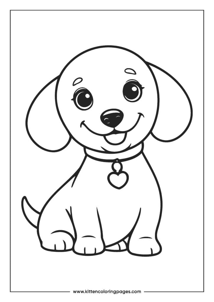puppy dog coloring pages 21