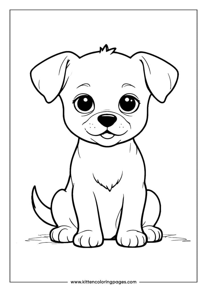 puppy dog coloring pages 22