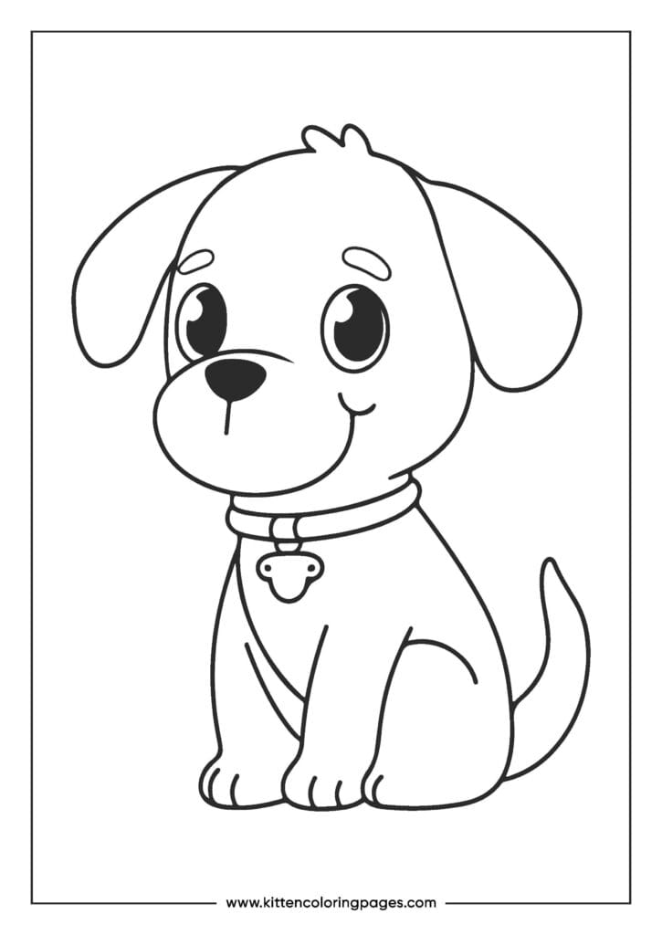 puppy dog coloring pages 24