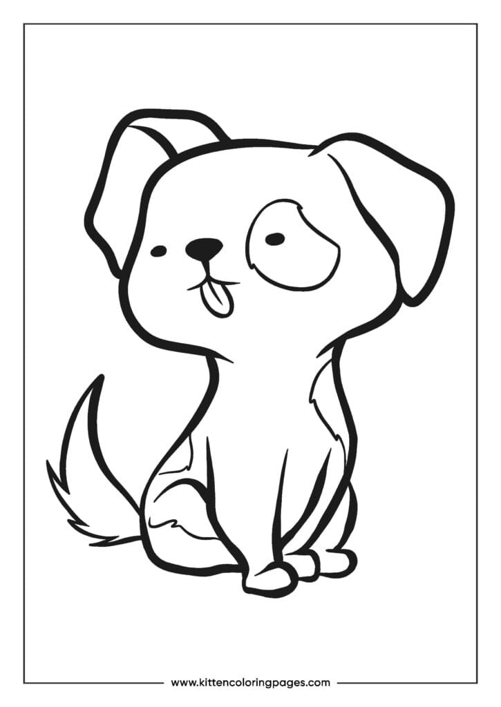 puppy dog coloring pages 3