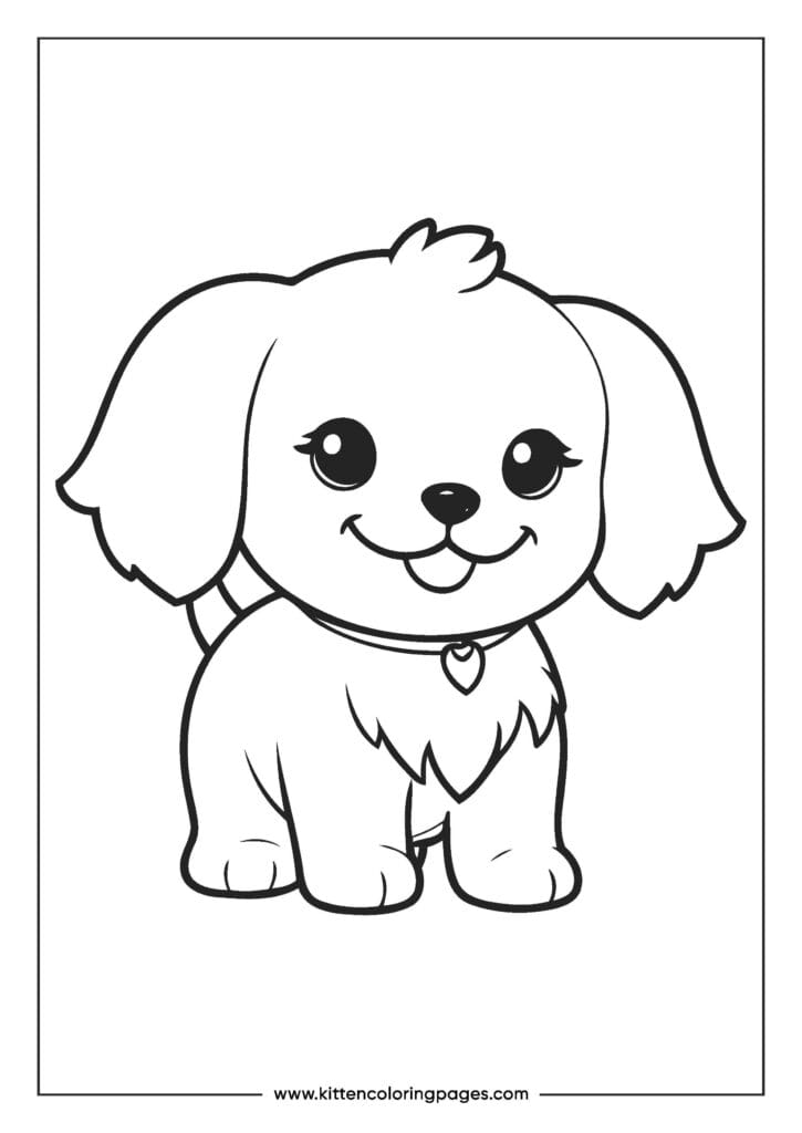 puppy dog coloring pages 5