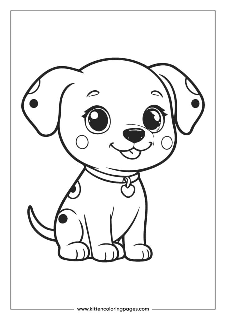 puppy dog coloring pages 6