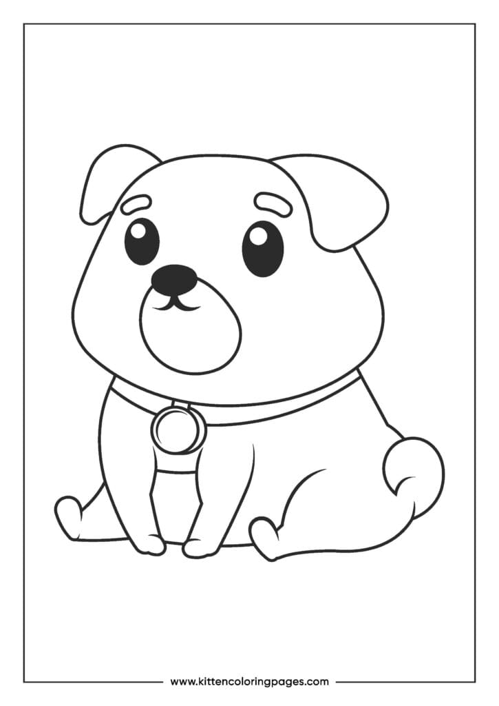 puppy dog coloring pages 7