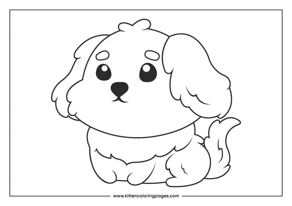 puppy dog coloring pages 8