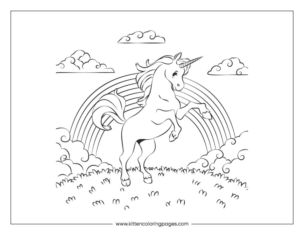 Rainbow Coloring Page 11