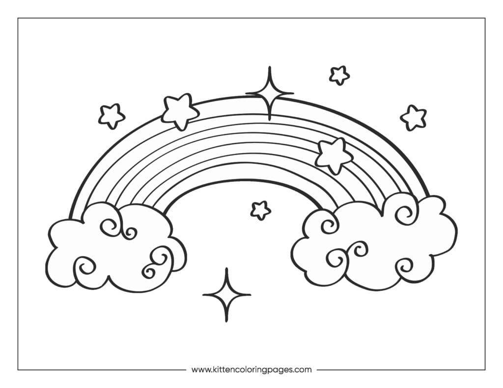 Rainbow Coloring Page 12