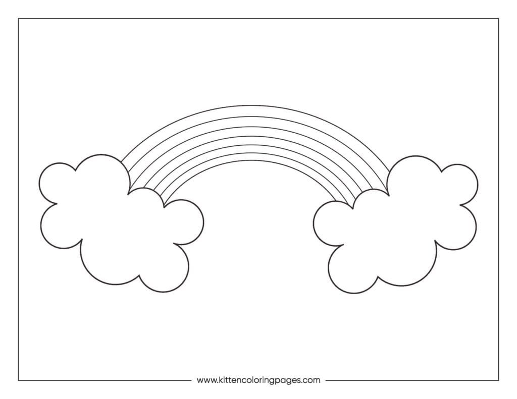 Rainbow Coloring Page 14