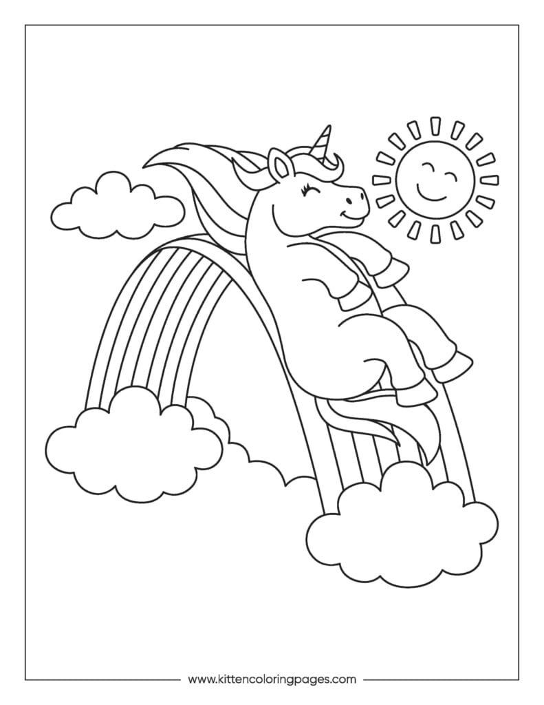 Rainbow Coloring Page 15
