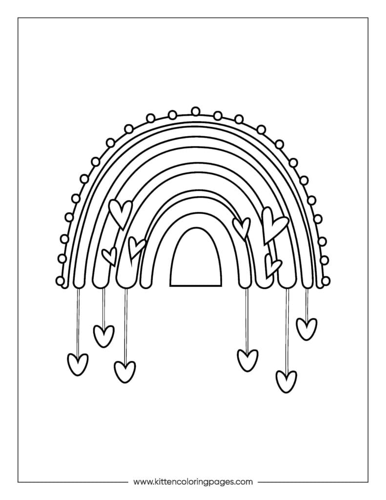 Rainbow Coloring Page 3