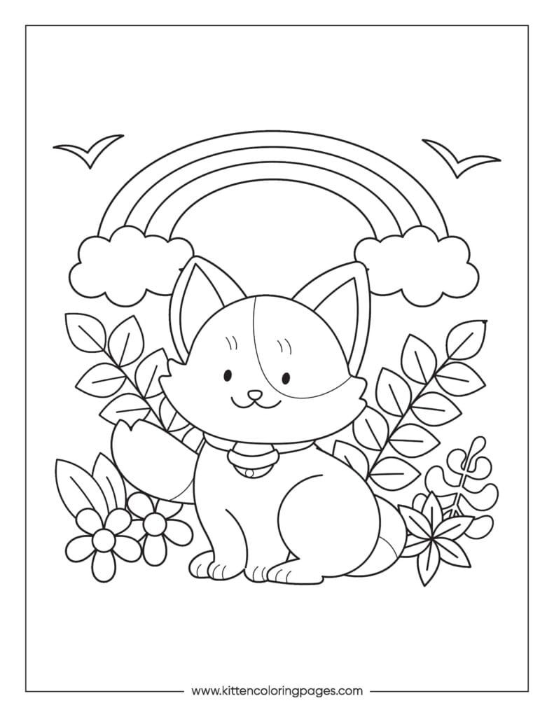 Rainbow Coloring Page 7