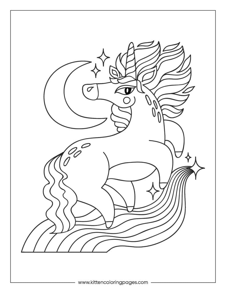 Rainbow Coloring Page 9
