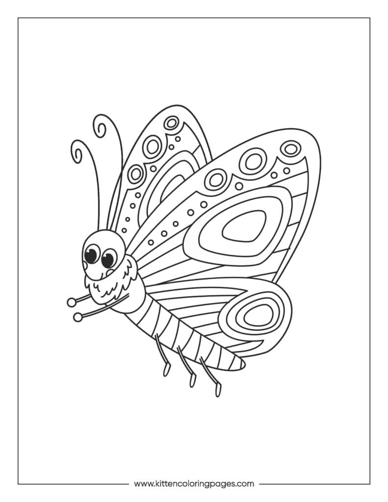 butterfly coloring pages 10