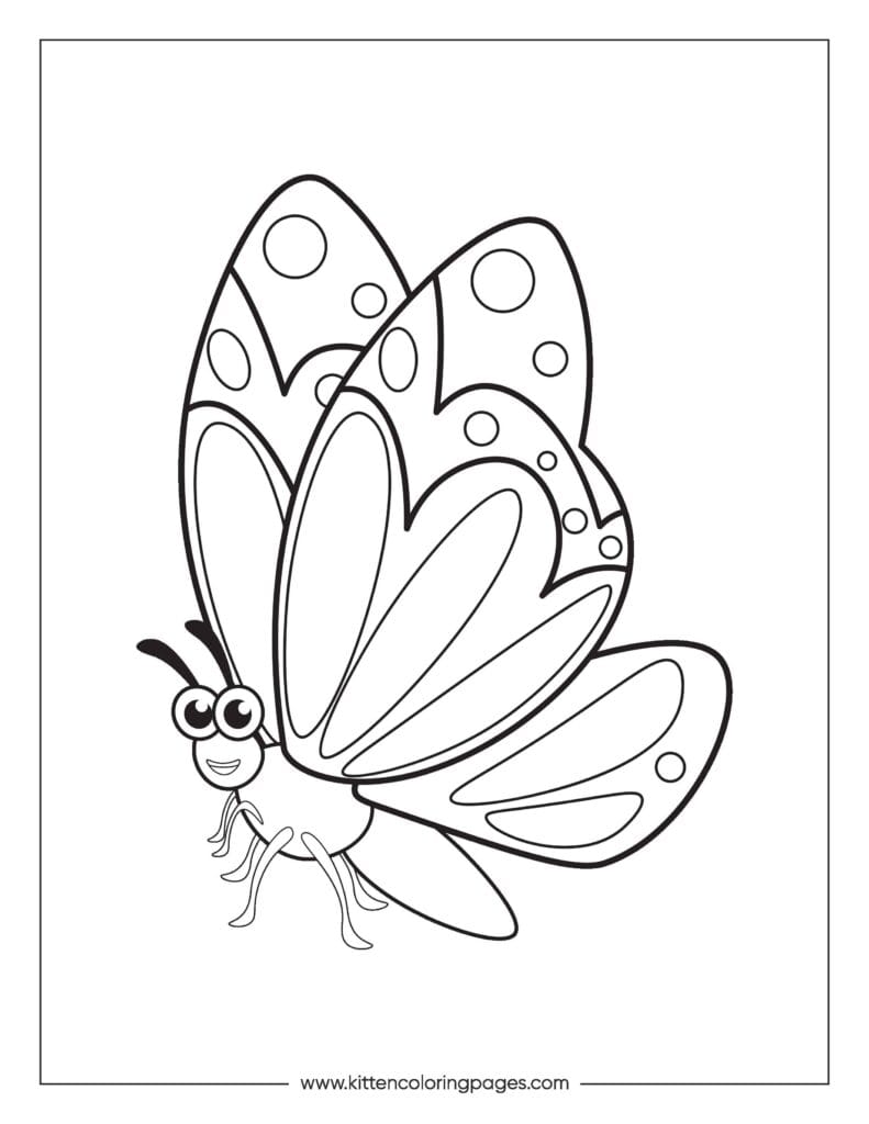 butterfly coloring pages 13
