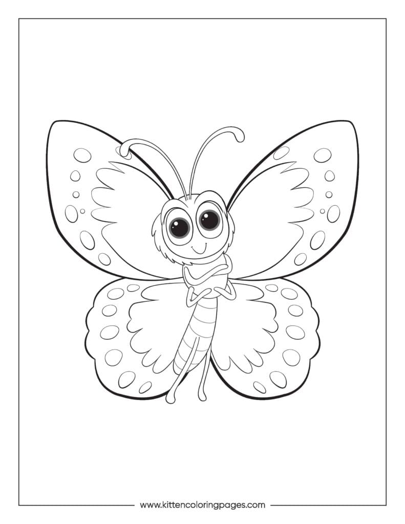 butterfly coloring pages 14