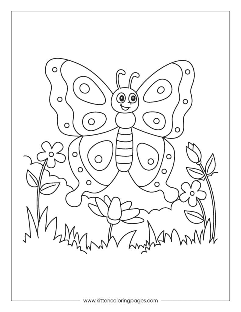 butterfly coloring pages 2