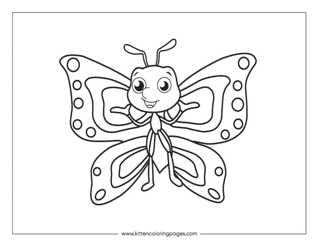 butterfly coloring pages 5