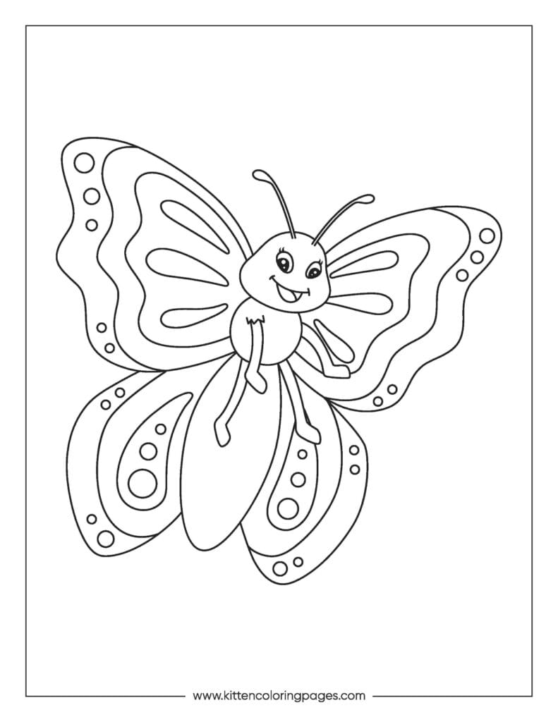 butterfly coloring pages 7