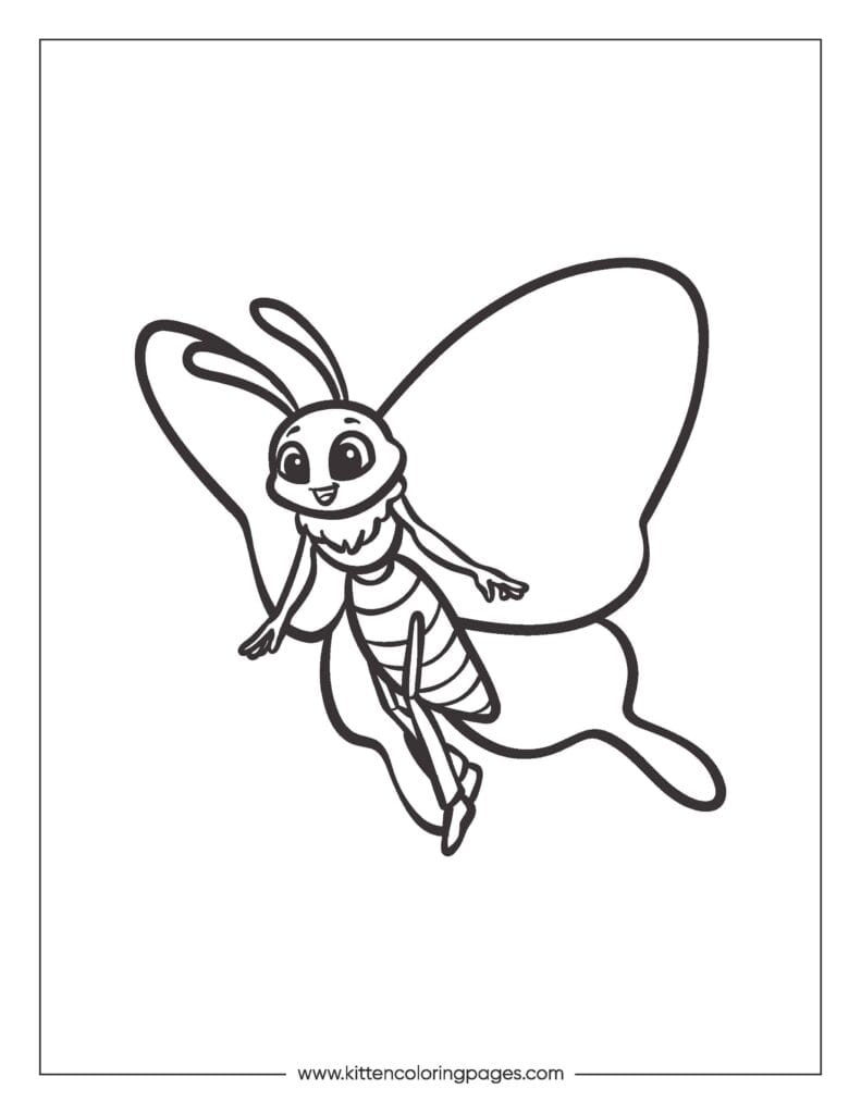 butterfly coloring pages 9