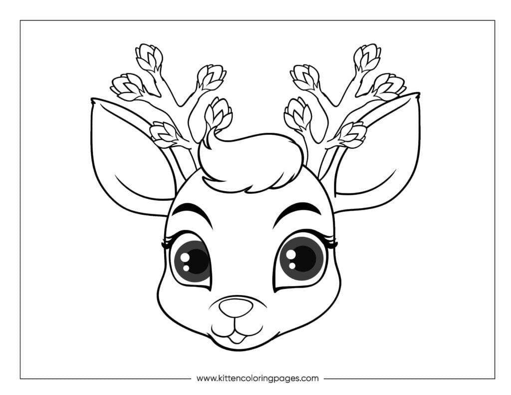 deer coloring pages 6