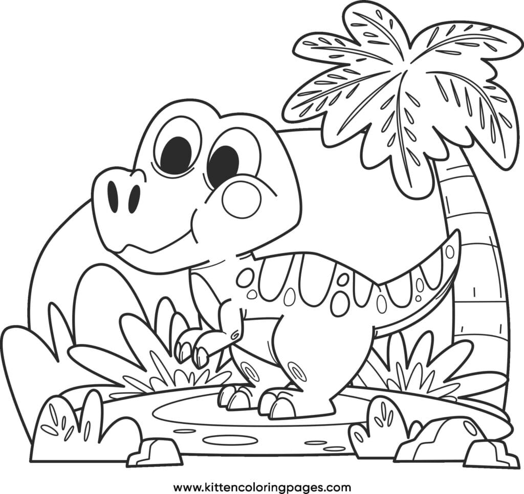 dinosaur coloring pages 1
