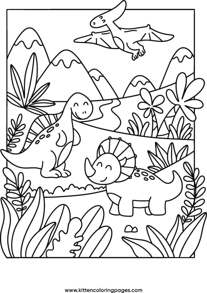 dinosaur coloring pages 13