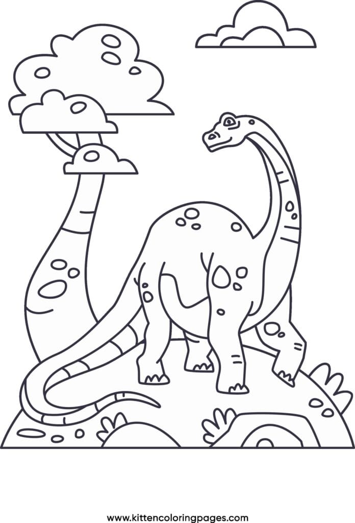 dinosaur coloring pages 2