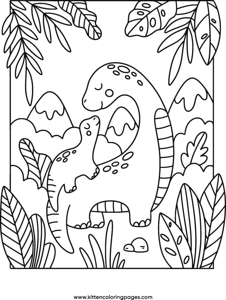 dinosaur coloring pages 3