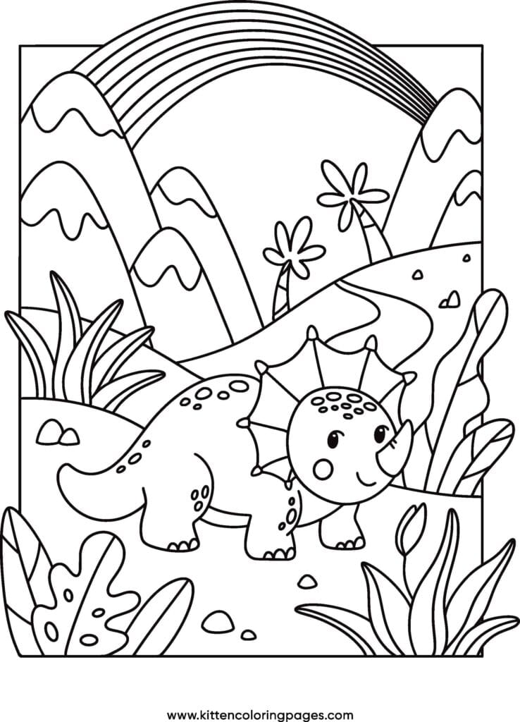 dinosaur coloring pages 4