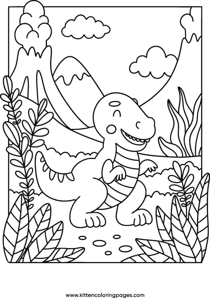 dinosaur coloring pages 8
