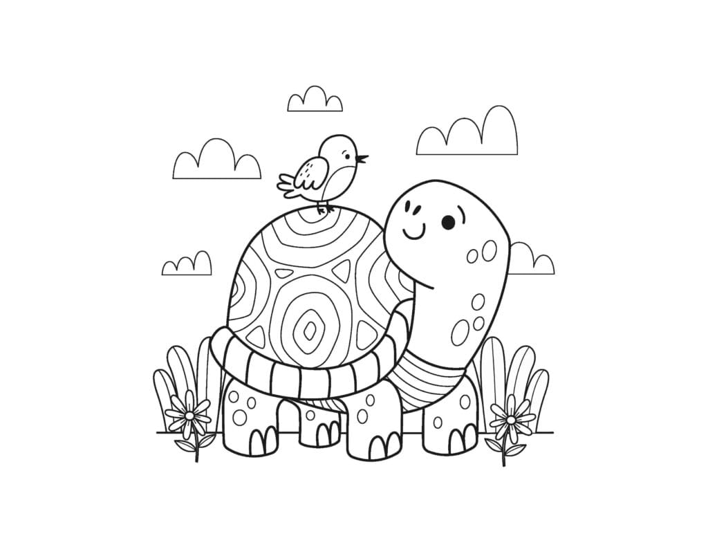 turtle coloring pages5